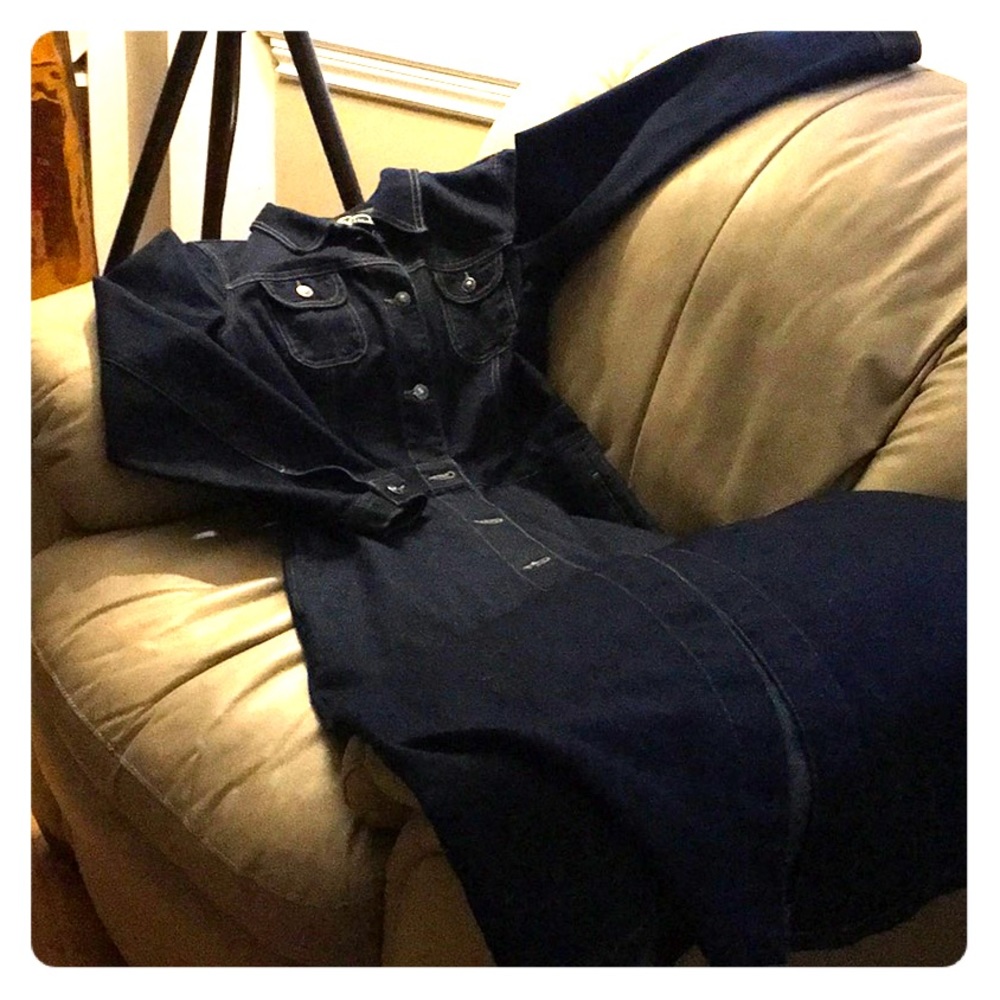 Full Length XOXO Denim Jacket